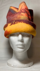 Orange Camo Fleece Hat