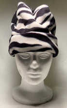 Load image into Gallery viewer, Zebra Print Fleece Hat