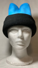 Load image into Gallery viewer, Sky Blue/Black Fold Fleece Hat
