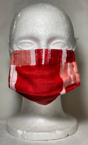 Red Abstract Mask