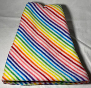 Rainbow Lines Fleece Hat