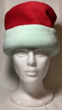Load image into Gallery viewer, Mint &amp; Maroon Fleece Hat